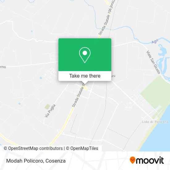Modah Policoro map