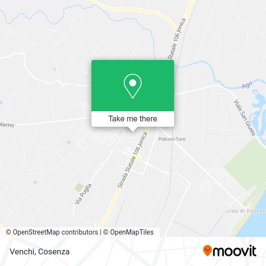 Venchi map