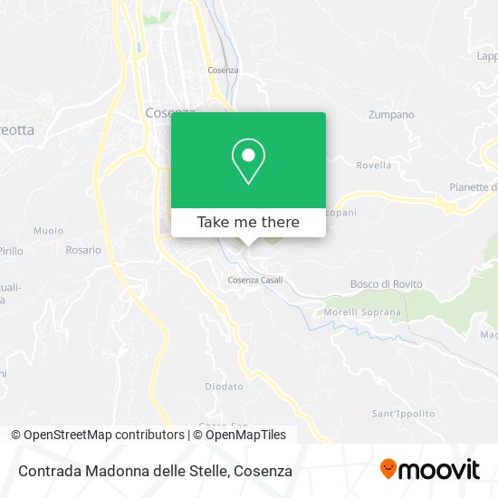 Contrada Madonna delle Stelle map