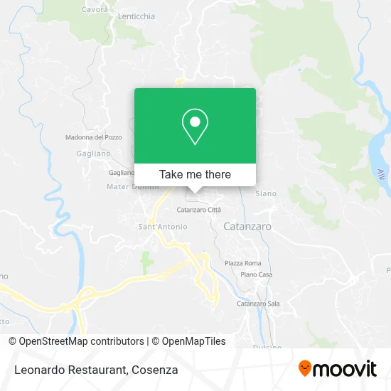Leonardo Restaurant map