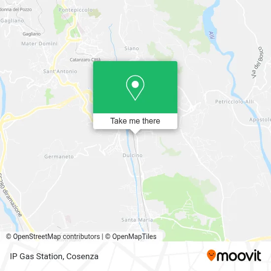 IP Gas Station map