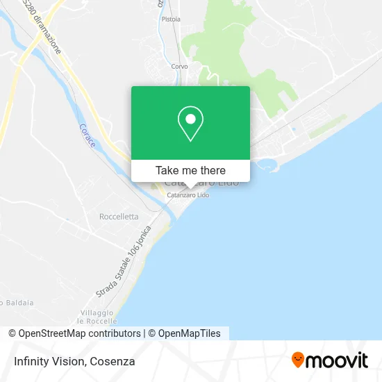 Infinity Vision map