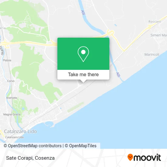 Sate Corapi map