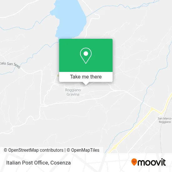 Italian Post Office map