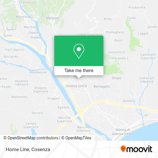 Home Line map