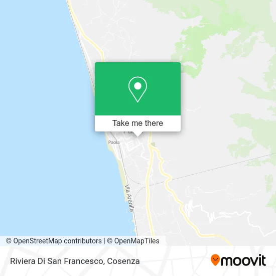 Riviera Di San Francesco map