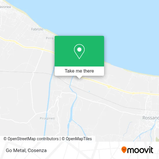 Go Metal map