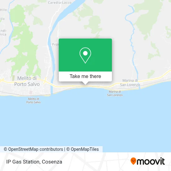 IP Gas Station map