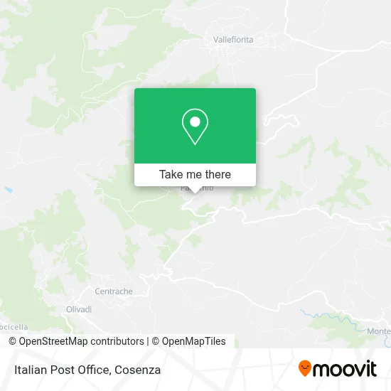 Italian Post Office map