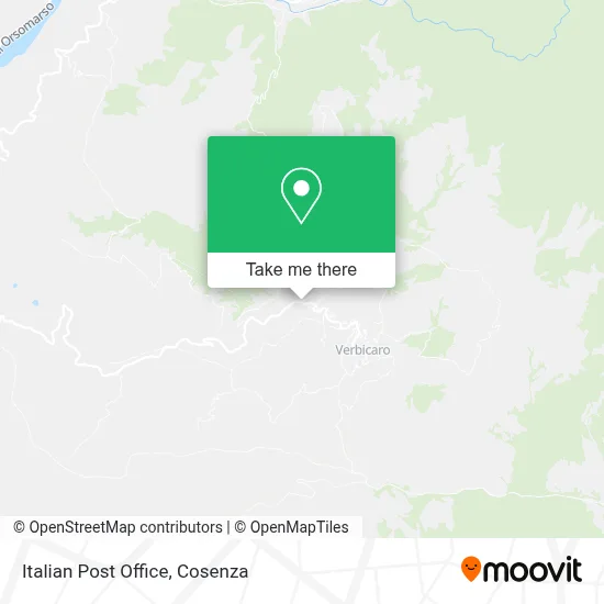 Italian Post Office map