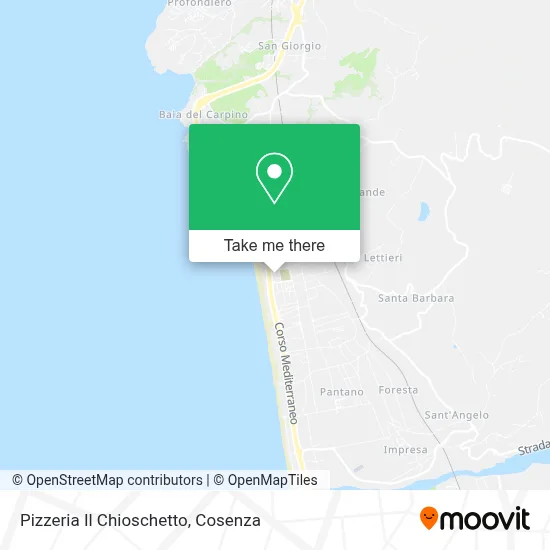 Pizzeria Il Chioschetto map