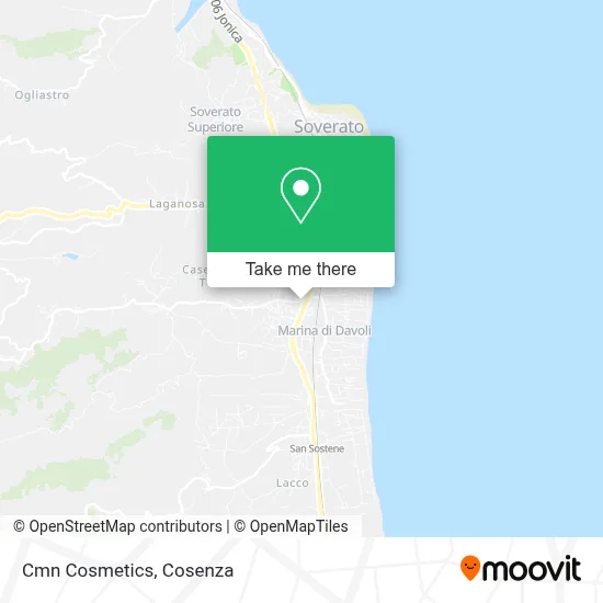 Cmn Cosmetics map