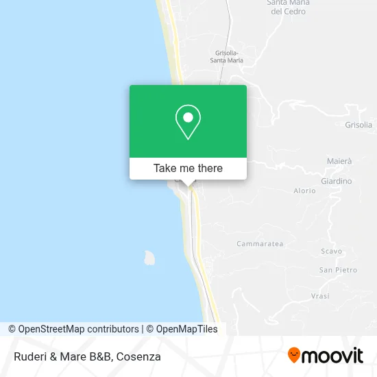 Ruderi & Mare B&B map