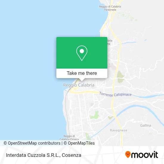 Interdata Cuzzola S.R.L. map