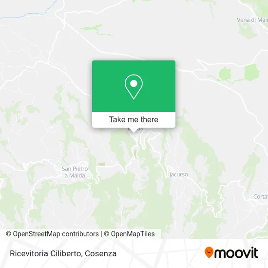 Ricevitoria Ciliberto map