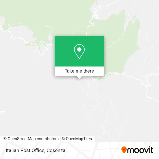 Italian Post Office map