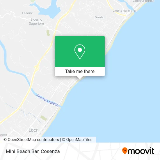 Mini Beach Bar map