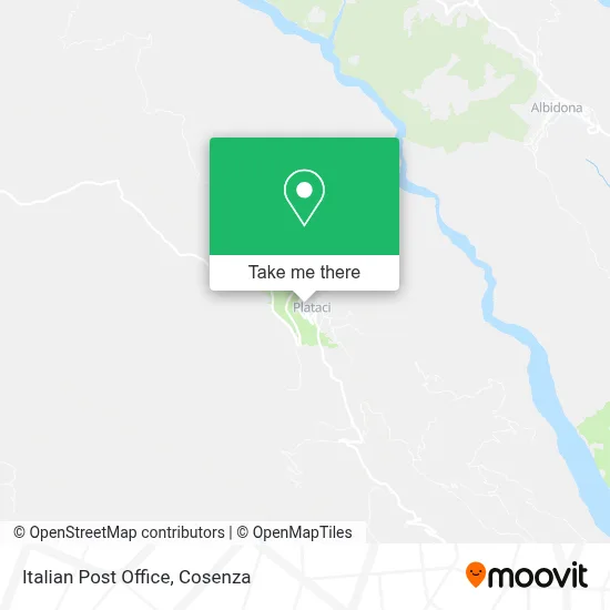 Italian Post Office map