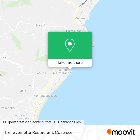 La Tavernetta Restaurant map