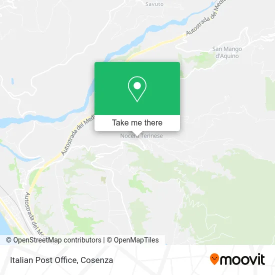 Italian Post Office map