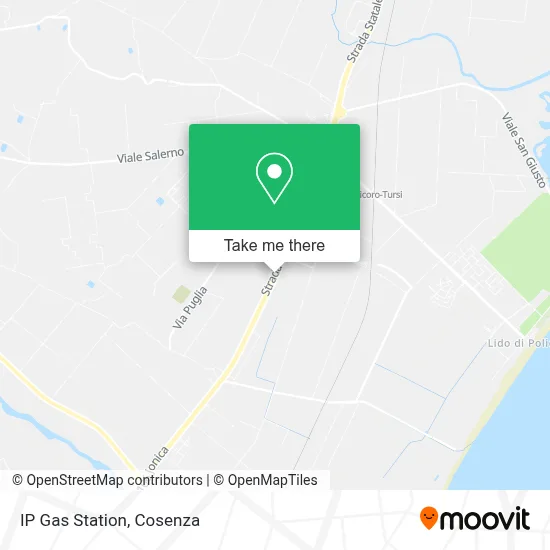 IP Gas Station map