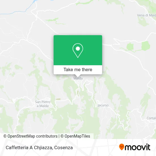 Caffetteria A Chjiazza map