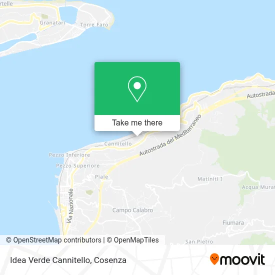 Idea Verde Cannitello map