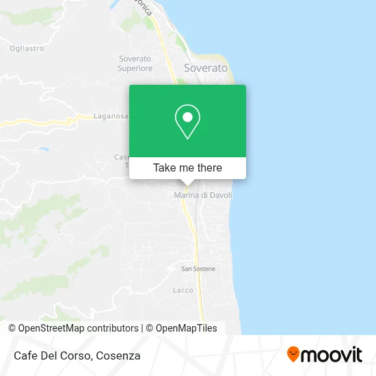 Cafe Del Corso map