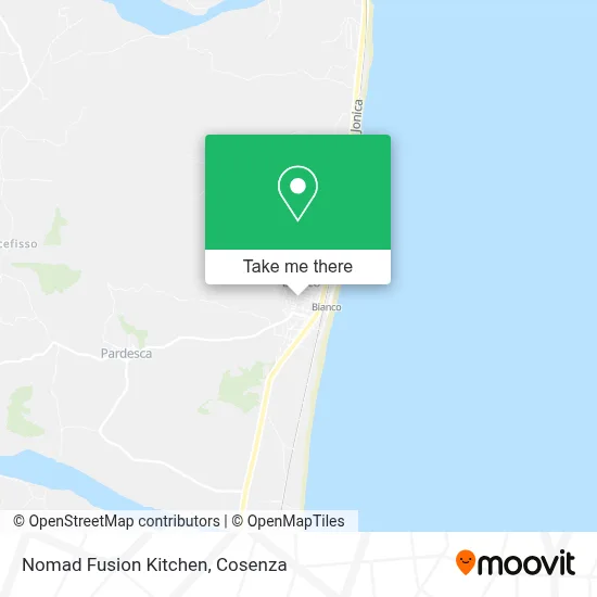 Nomad Fusion Kitchen map
