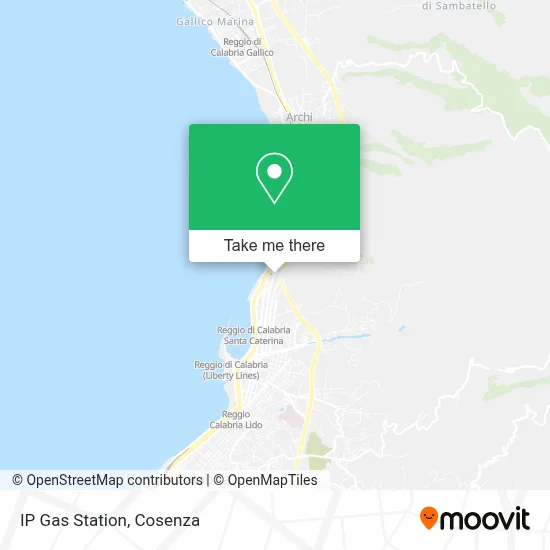 IP Gas Station map