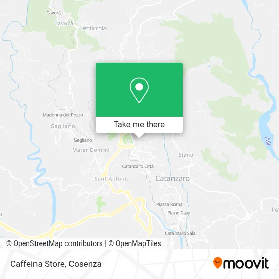 Caffeina Store map