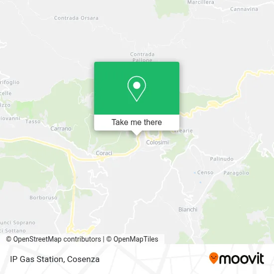 IP Gas Station map