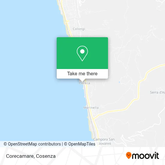 Corecamare map