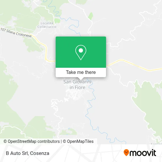 B Auto Srl map
