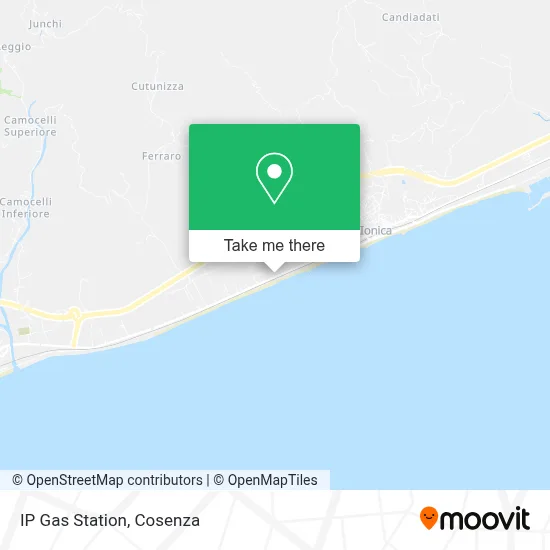 IP Gas Station map