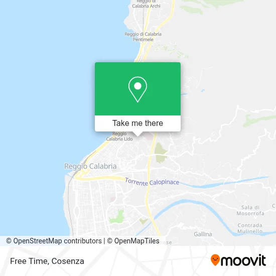 Free Time map