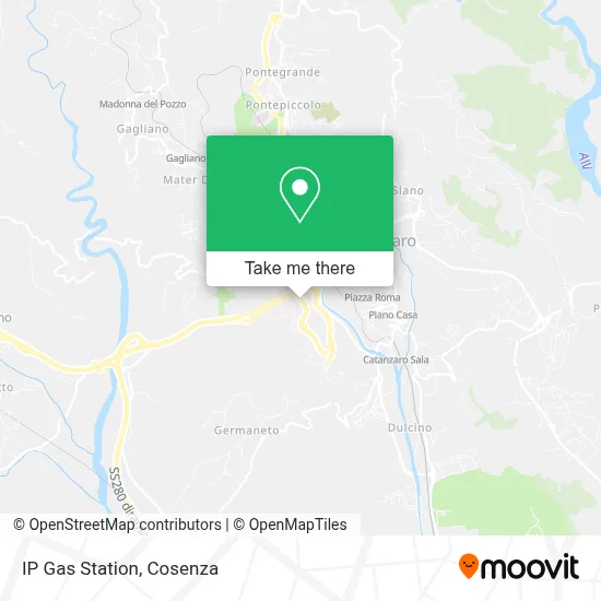 IP Gas Station map