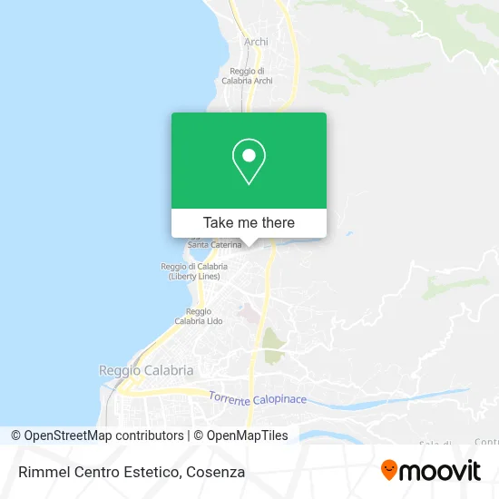 Rimmel Centro Estetico map