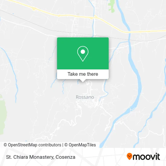 St. Chiara Monastery map