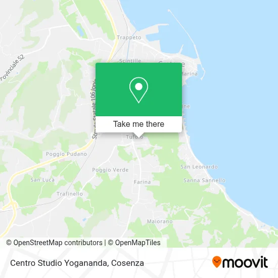 Centro Studio Yogananda map