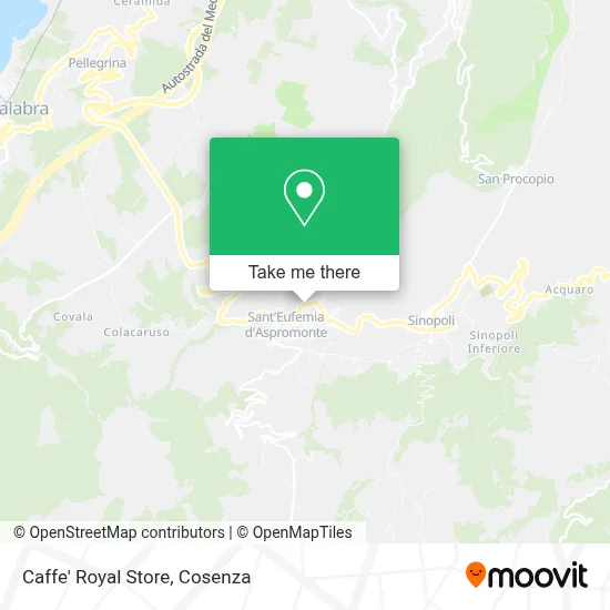 Caffe' Royal Store map