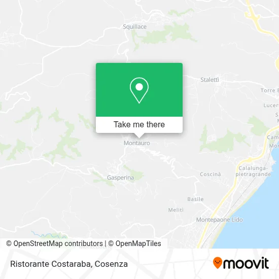 Ristorante Costaraba map