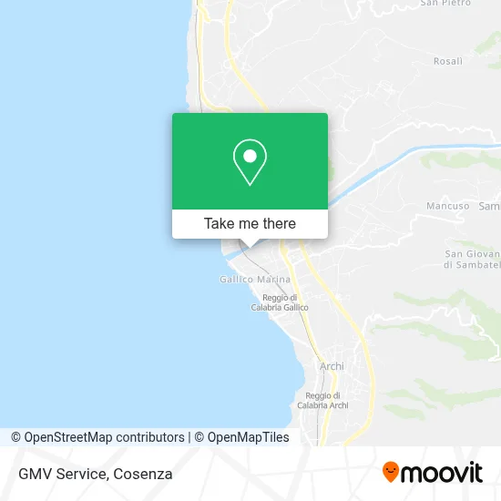 GMV Service map