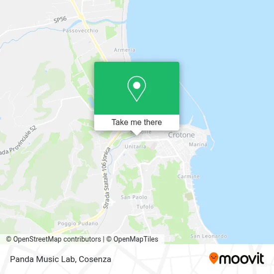 Panda Music Lab map