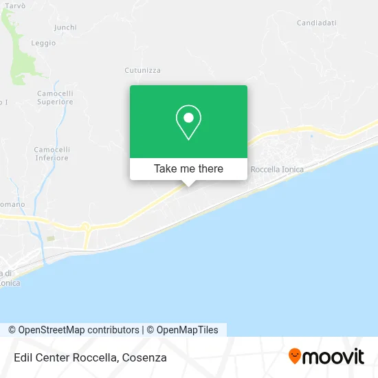 Edil Center Roccella map