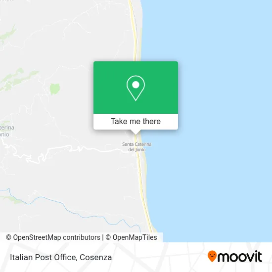 Italian Post Office map