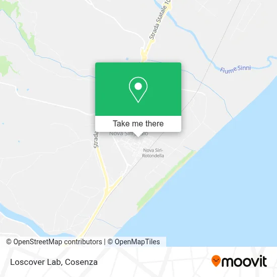 Loscover Lab map