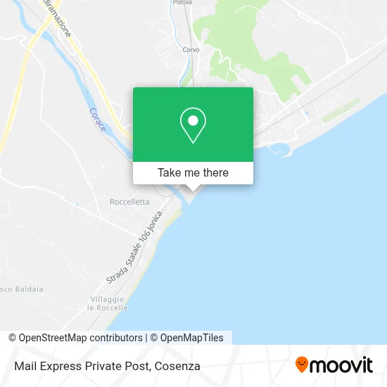 Mail Express Private Post map