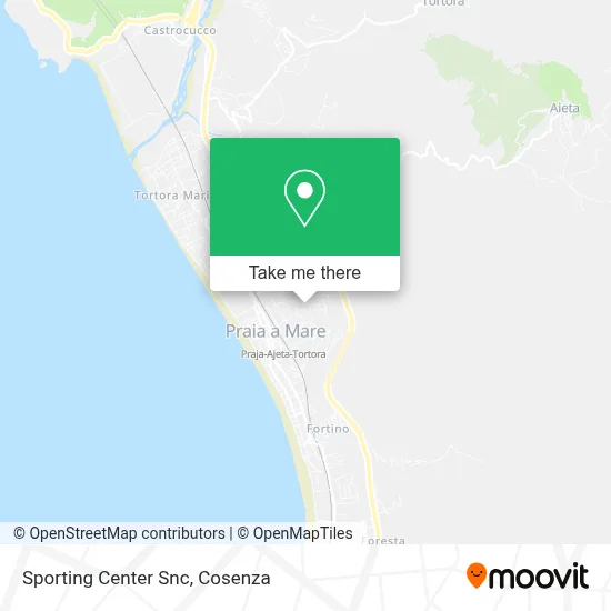 Sporting Center Snc map