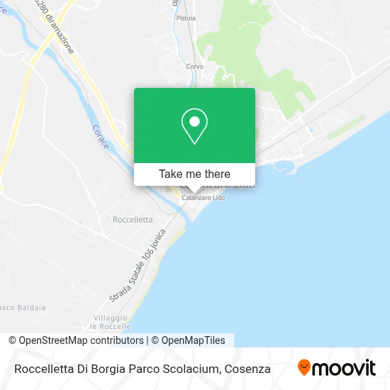 Roccelletta Di Borgia Parco Scolacium map